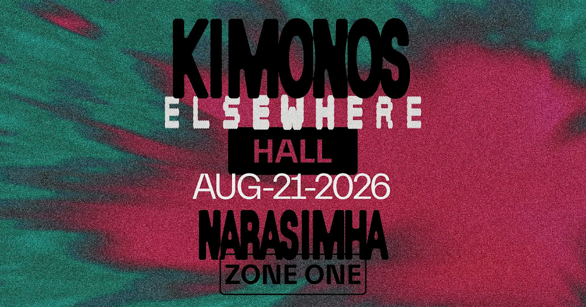 Kimonos and Narasimha at Elsewhere event photography